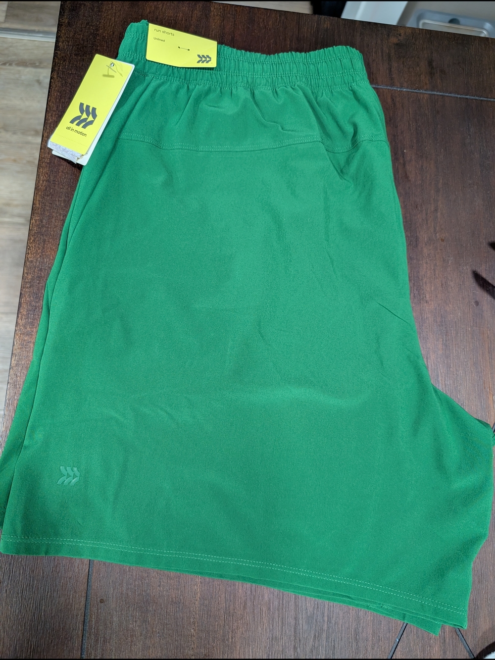 all in motion Men's Green Athletic Shorts